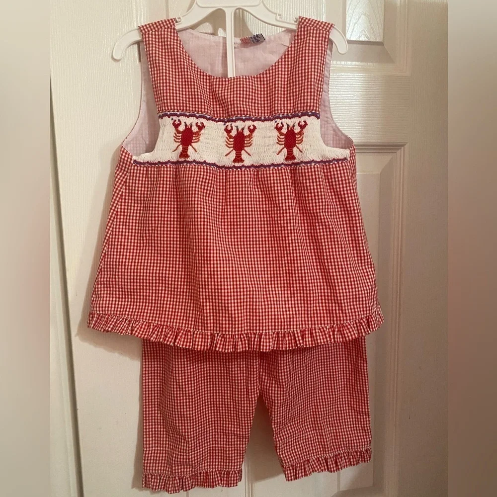 Orient Express Smocked Lobster Outfit